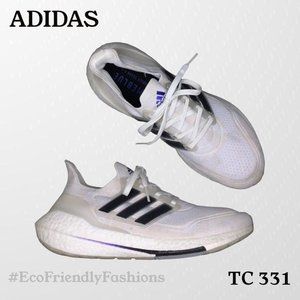 2021 Adidas UltraBoost 21 Primeblue 'Non Dyed Black' FY0838 Size 9.5